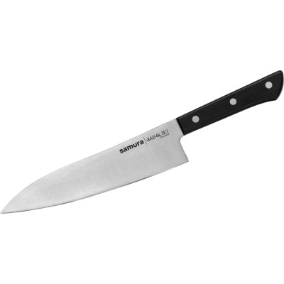 Нож кухонный Гранд Сантоку SAMURA HARAKIRI SHR-0096B/K